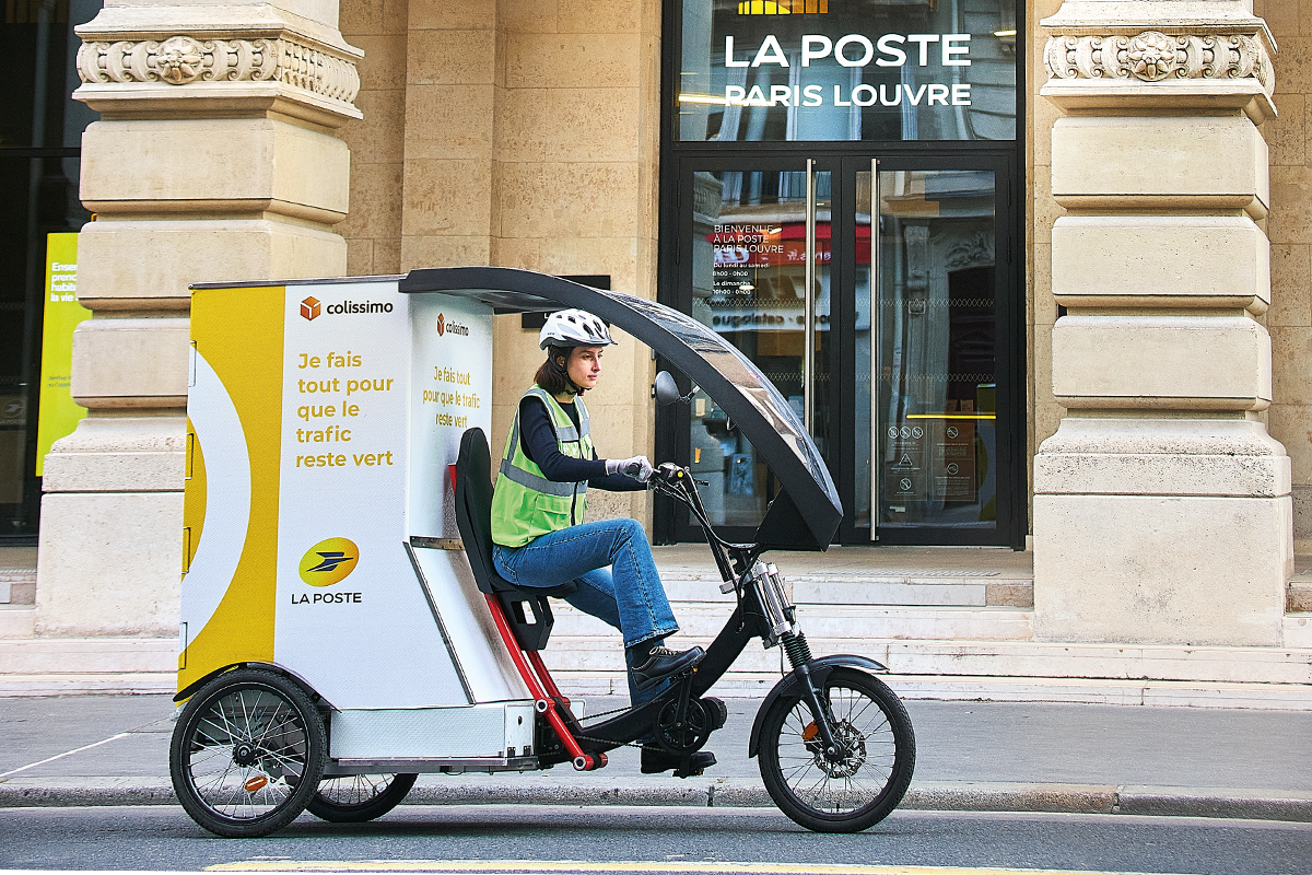 Vélo cargo livraison 100% décarbonée dans Paris