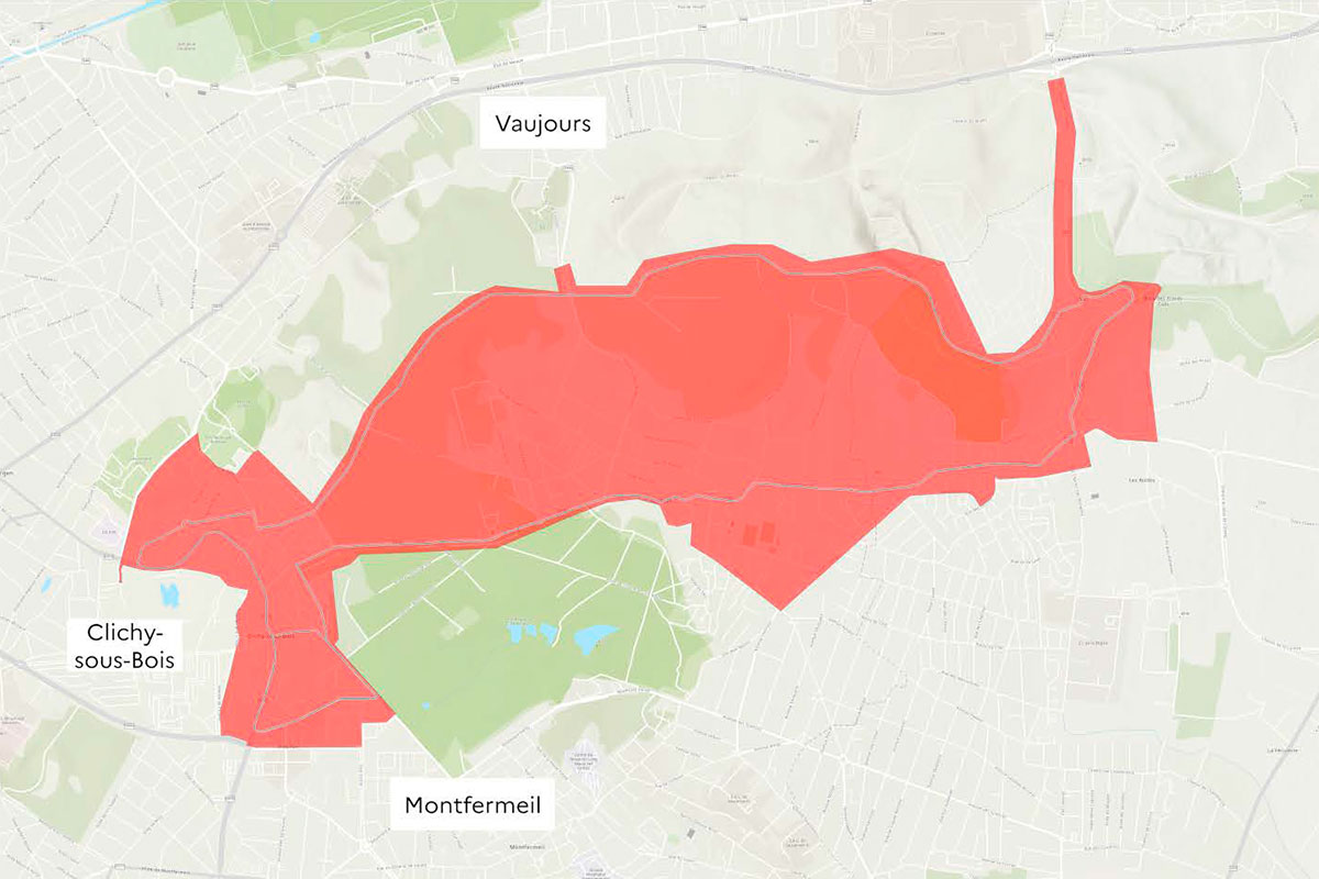 Carte présentant les zones impactées du 3 au 8 septembre pendant le déroulé des épreuves paralympiques de Paris 2024
