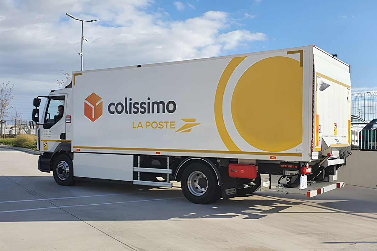 Visuel - Camion électrique Colissimo