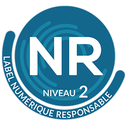 Logo NR label numérique responsable