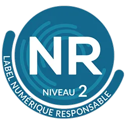 Logo NR label numérique responsable
