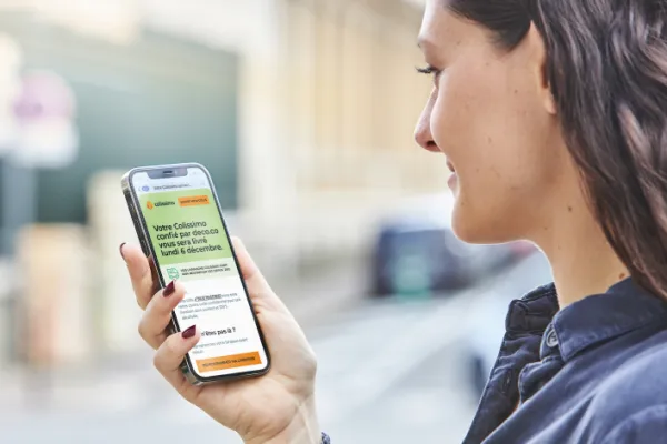 Visuel - Page faciliter la réception des colis