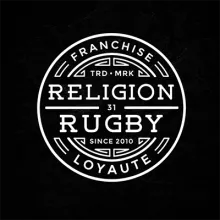 Logo LES DEUX CAPITAINES RELIGION RUGBY
